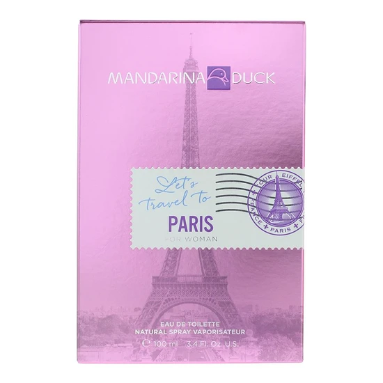 Mandarina Duck Let's Travel To Paris For Woman Eau De Toilette 100ml