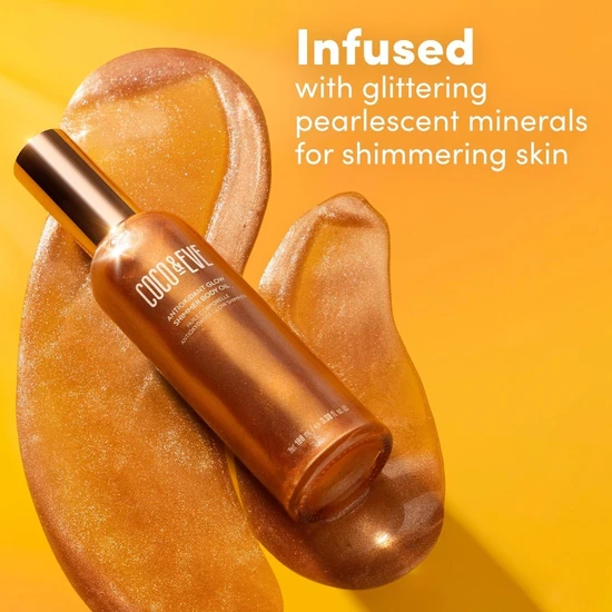 Coco & Eve Sunny Honey Antioxidant Glow Shimmer Body Oil 100ml