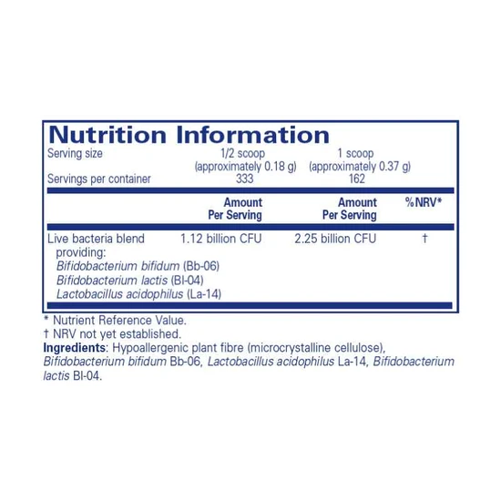 Pure Encapsulations ProFlora 123 Dairy-free 60g