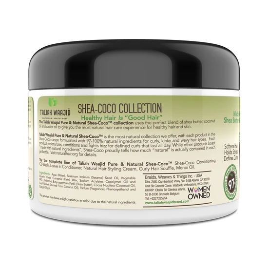 Taliah Waajid Shea Coco Natural Hair Style Cream 237ml