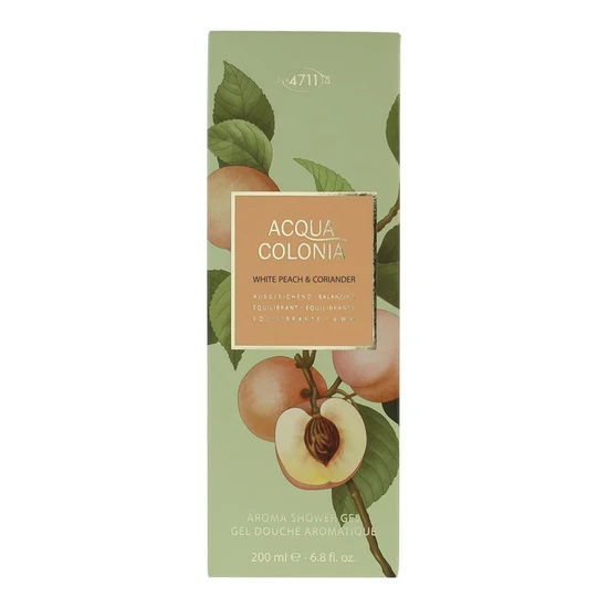 4711 Acqua Colonia White Peach & Coriander Shower Gel 200ml