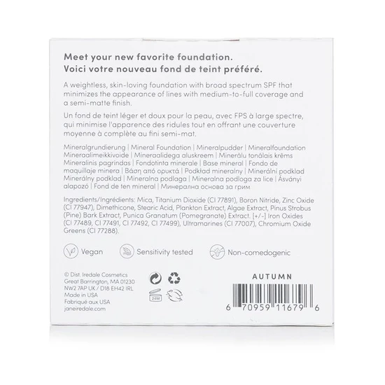 Jane Iredale PurePressed Base Mineral Foundation SPF 20 Autumn - Refill