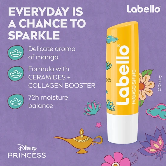 Labello Disney Princess Jasmine Mango Shine Lip Balm 4.8g