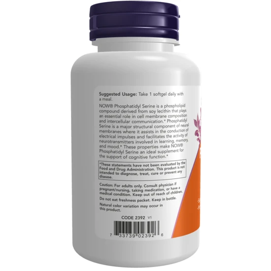 NOW Foods Phosphatidyl Serine 300mg Extra Strength 50 Softgels
