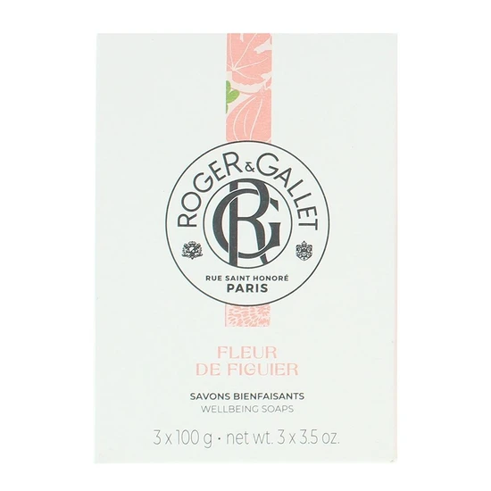 Roger & Gallet Fleur De Figuier Soap 3 x 100g