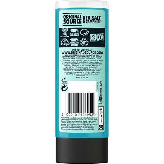 Original Source Fresh Sea Salt & Samphire Shower Gel 250ml