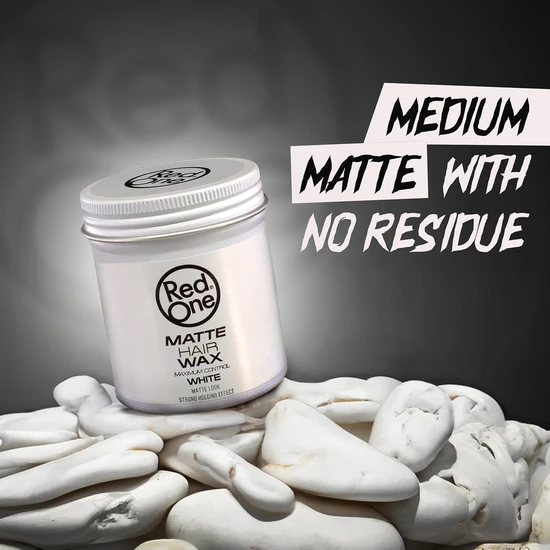 Red One White Matte Hair Wax 100ml