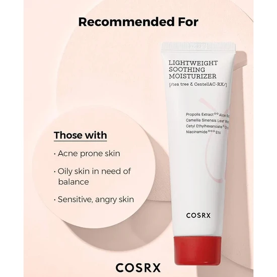 CosRx AC Collection Lightweight Soothing Moisturiser 80ml