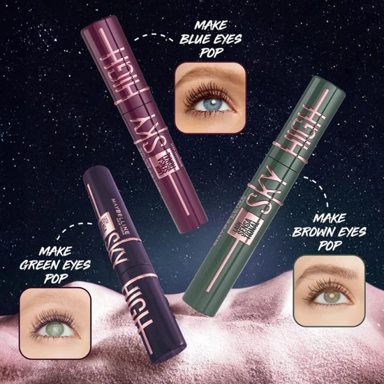 Maybelline Lash Sensational Sky High Mascara Waterproof Cosmic Black