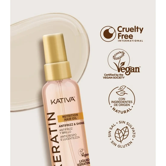 Kativa Keratin Nutrition Hair Oil 100ml