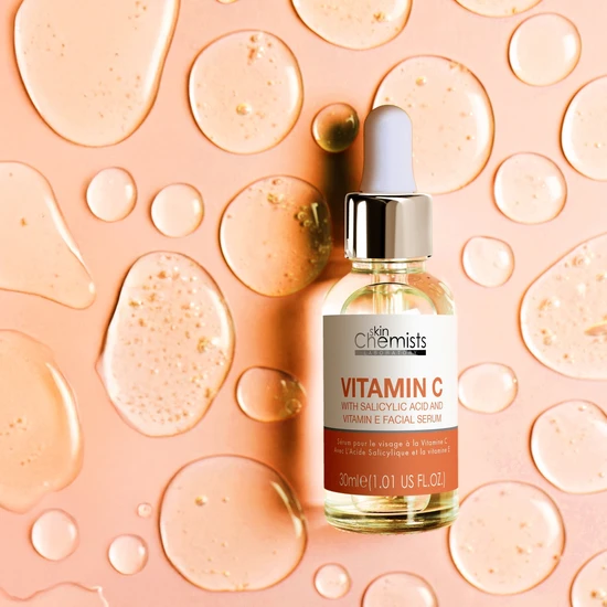 skinChemists Anti-Ageing Vitamin C Salicylic Acid Facial Serum 30ml x 2