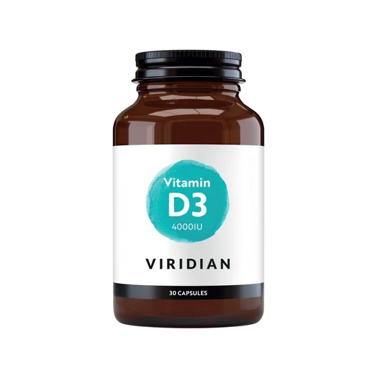 Viridian Vitamin D3 4000IU Veg Caps 30 Capsules