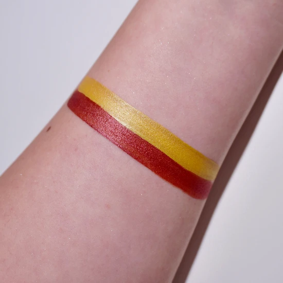 Glisten Cosmetics Ronald Shimmer Red & Yellow Split Liner Eyeliner Small - 3g