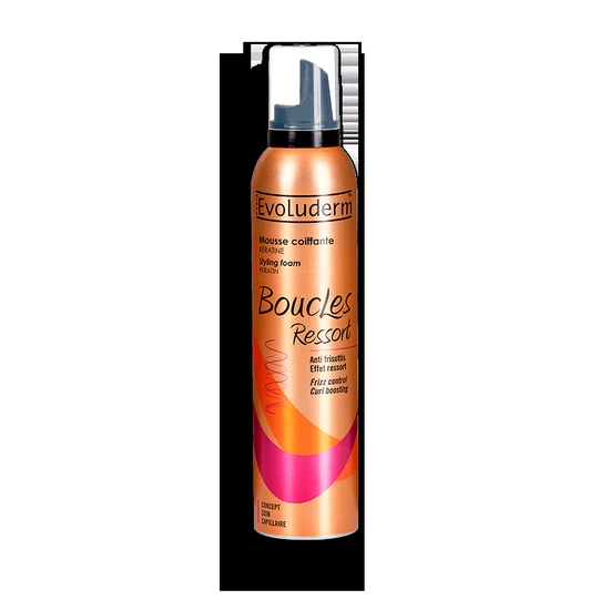 Evoluderm Boucles Ressort Frizz Control Curl Boosting Foam 250ml