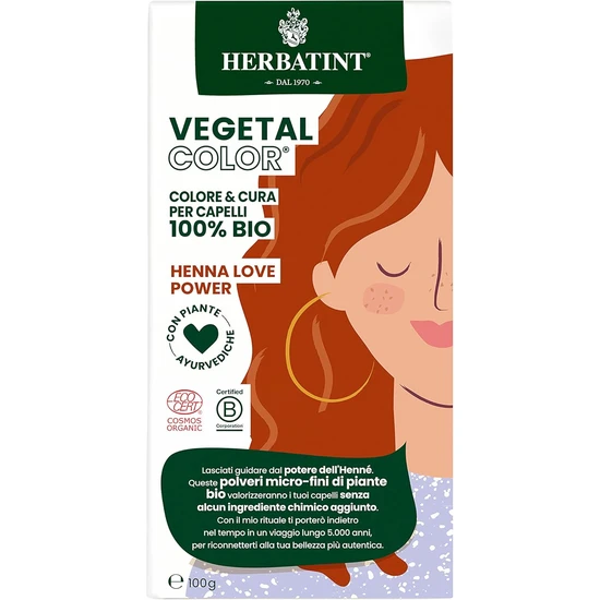 Herbatint Vegetal Organic Hair Colour Henna Love Power