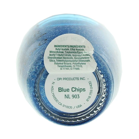 OPI Nail Lacquer Blue Chips