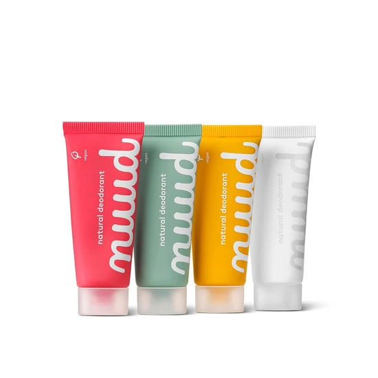 Nuud Cream Deodorant Family Pack 20ml x4