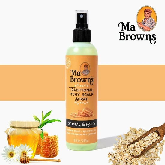 Ma Browns Traditional Itchy Scalp Spray With Oatmeal & Honey 237ml