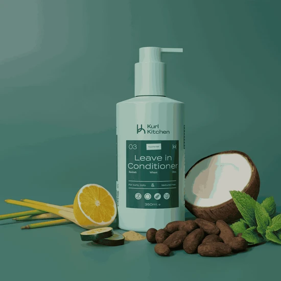 Kurl Kitchen Okra & Baobab Leave-in Conditioner 350ml
