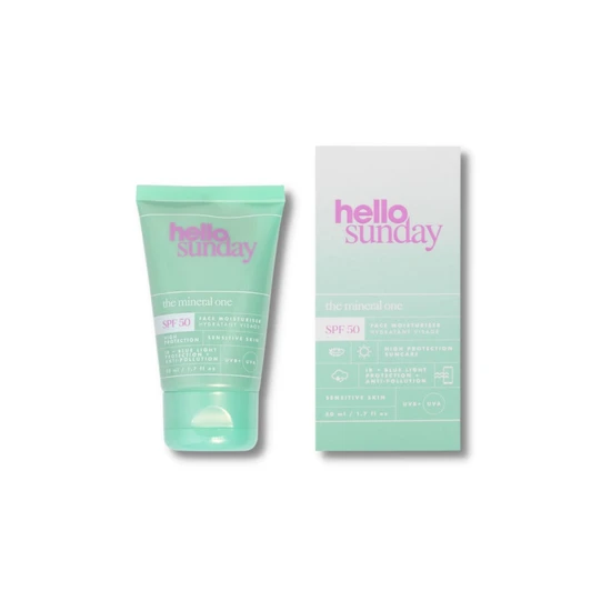 Hello Sunday The Mineral One Face Moisturiser SPF 50 50ml