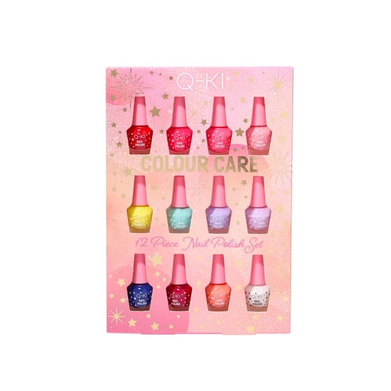 Q-KI Colour Care Nail Polish Gift Set Pieces 12 x 3.5ml