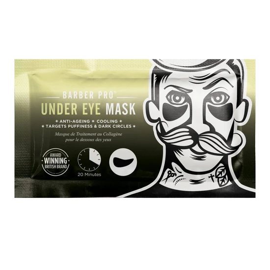 BeautyPro BARBER PRO UNDER EYE MASK With Activated Charcoal & Volcanic Ash 3 Pairs