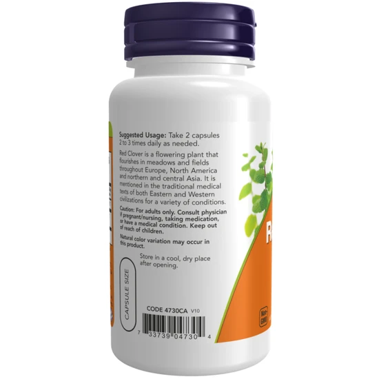 NOW Foods Red Clover 375mg Capsules 100 Capsules