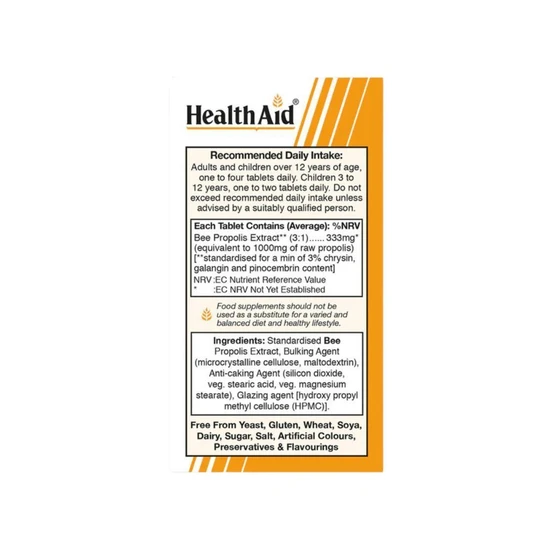 Health Aid Bee Propolis 1000 Tablets 60 Tablets