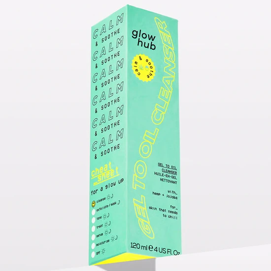 Glow Hub Calm & Soothe Gel To Oil Cleanser 120ml