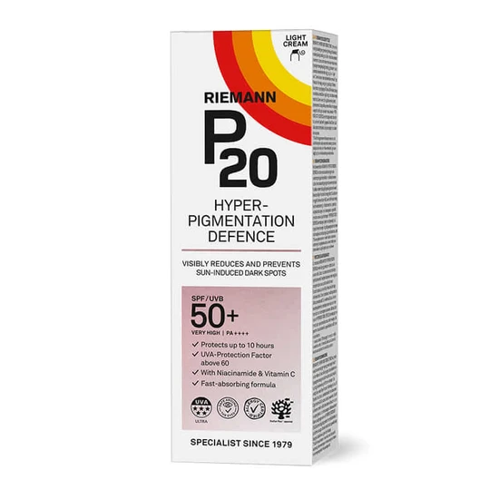 Riemann P20 Sun Protection Hyperpigmentation Defence Face SPF 50+