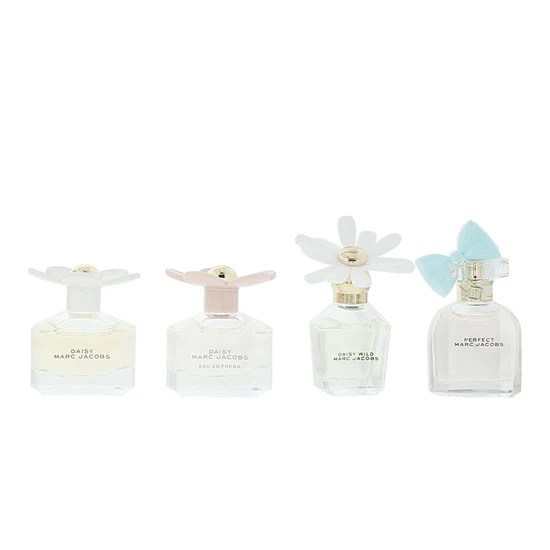 Marc Jacobs Mini Set Edt + Perfect Eau De Parfum 5ml+daisy Wild Eau De Parfum 4ml 2x4ml