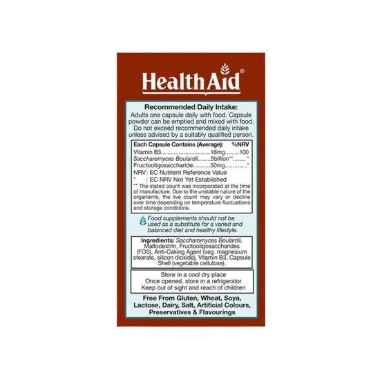 Health Aid Sacardi Capsules 30 Capsules