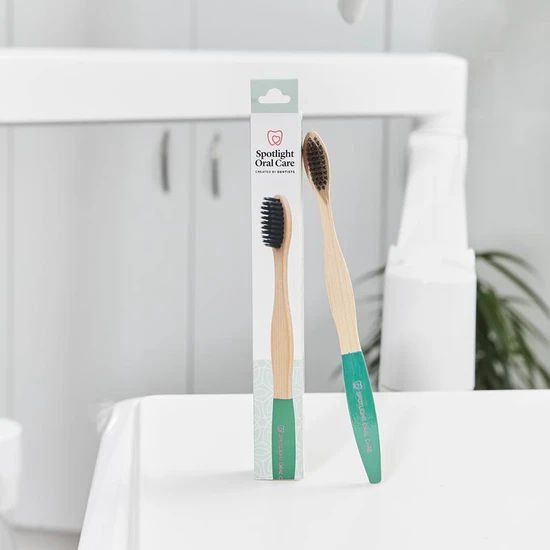 Spotlight Bamboo Toothbrush Jade