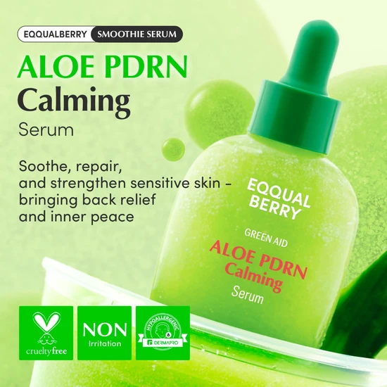 Eqqualberry Green Aid Aloe PDRN Calming Serum 30ml