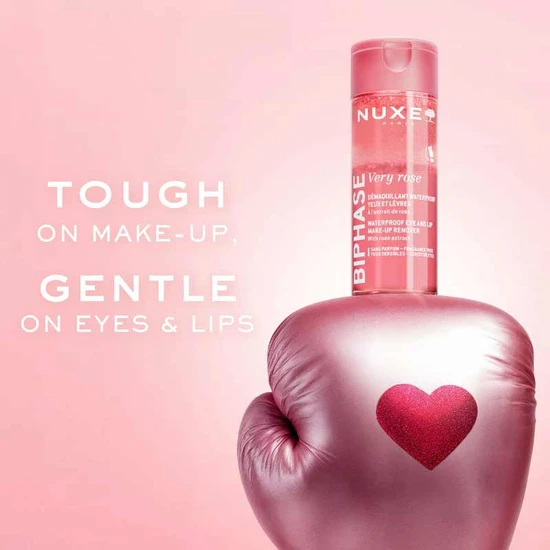 Nuxe Very Rose Biphase Waterproof Eye & Lip Make-Up Remover 100ml