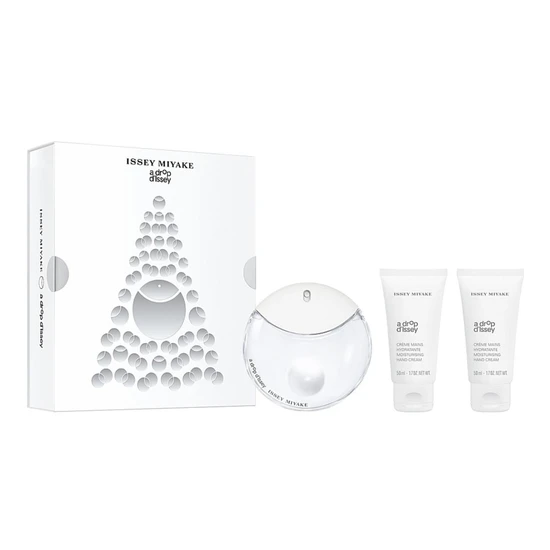 Issey Miyake A Drop d'Issey Eau De Parfum Gift Set 50ml & 2x50ml Hand Cream