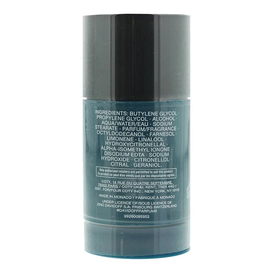 Davidoff Cool Water Deodorant Stick For Him 70G