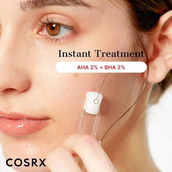 CosRx The AHA 2 BHA 2 Blemish Treatment Serum Cotton Balls 50g