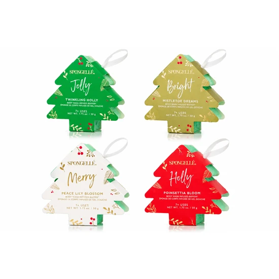 Spongelle Bright Body Wash Infused Buffer Mistletoe Dreams 50g