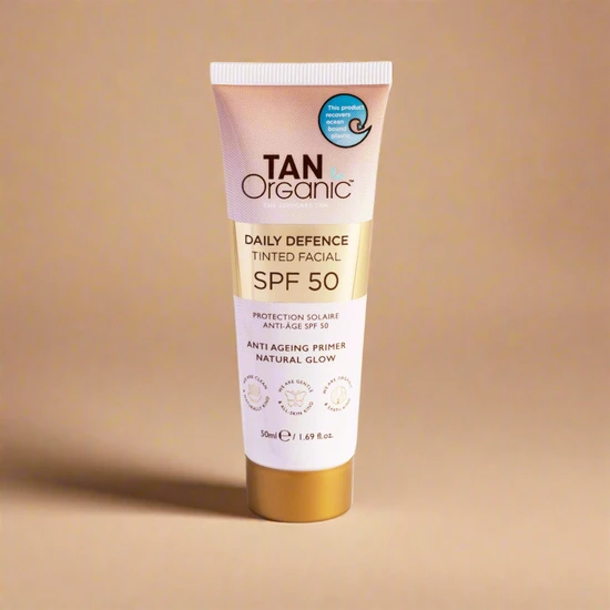 TanOrganic SPF 50 Daily Defence Facial Sunscreen 50ml