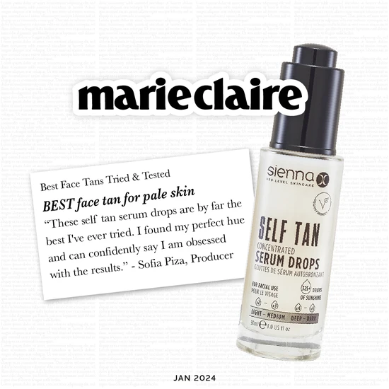 Sienna X Self Tan Concentrated Serum Drops 125g