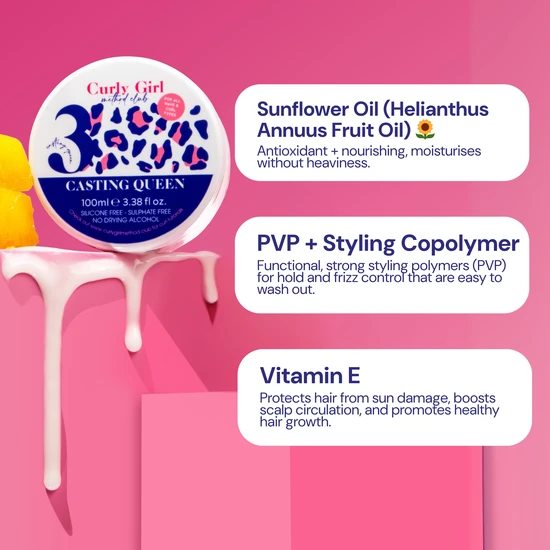 Curly Girl Casting Queen Styling Cream 100ml