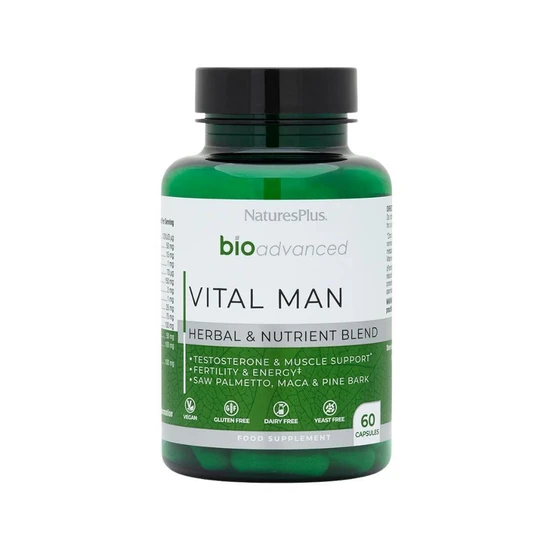 Nature's Plus BioAdvanced Vital Man Capsules 60 Capsules