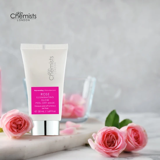 skinChemists Rose Illuminating Glow Peel-Off Mask 50ml
