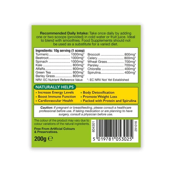 Health Aid SuperGreens Powder 200g