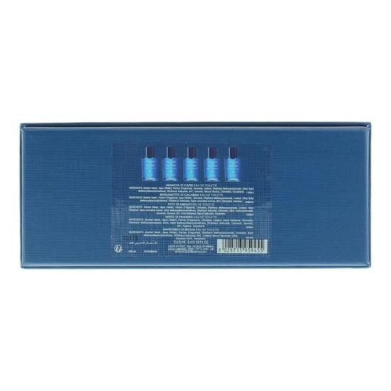Acqua Di Parma Blu Mediterraneo Minature Eau De Toilette Gift Set 5ml