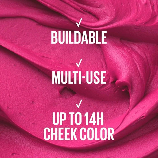 Maybelline Cloudtopia Cheek & Lip Mousse Blush 03 Divine Crimson