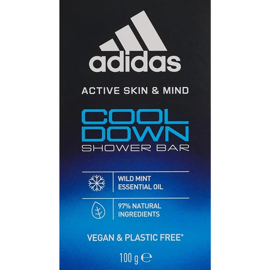 Adidas Active Skin Shower Bar With Cool Down 100g