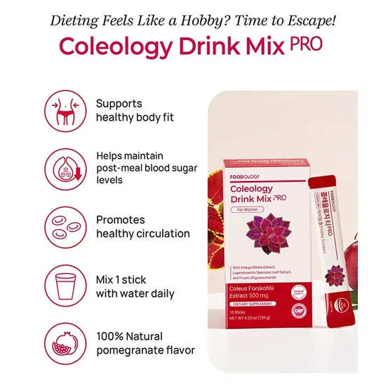 FOODOLOGY Coleology Drink Mix PRO 15 sticks
