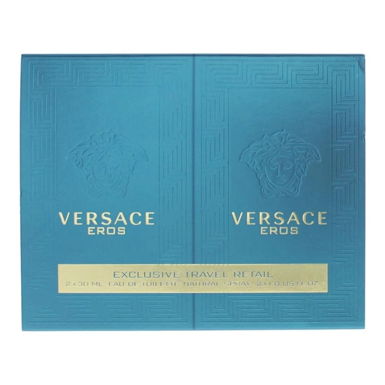 Versace Eros Gift Set Eau De Toilette 2 x 30ml